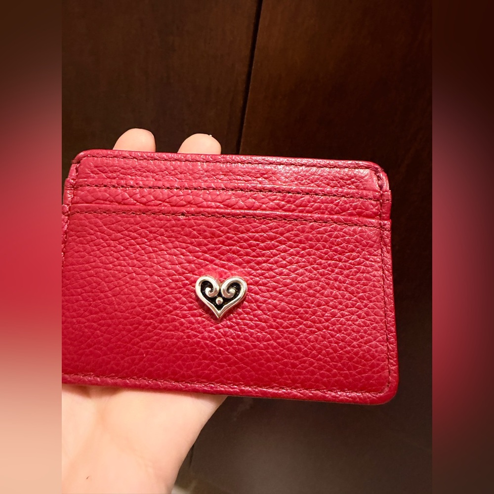 BRIGHTON B Wishes Card Case Holder Leather Lipstick Make Every Moment Count - Picture 2 of 13
